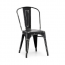 Black Silver Tolix Chair