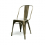 Pewter Finish Tolix Industrial Chair