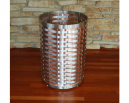 Copper Weave Table Base For Glass Tops