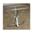 Steel Trapezoid Table Base For Glass Tops
