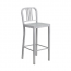 Sonic Silver Industrial Low Back Stool
