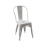 Soft White Distressed Finish Tolix Chair