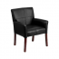 Square Back Leather Dining Chair