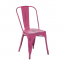 Cyber Pink Weathered Antique Finish Tolix Chair