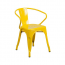 Vibrant Yellow Tolix Arm Chair