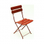 Carolina In-Outdoor Metal Folding Red Side Chair