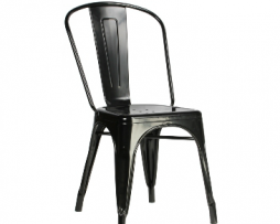 Black Tolix Industrial Chair