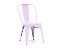Lilac Vintage Tolex Chair