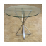 Solid Steel Julia Triangle Table Base For Glass Tops