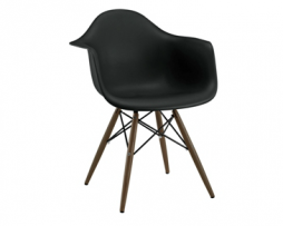 Eames Eiffel Black Arm Chair