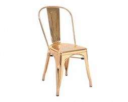Gold Finish Tolix Chair