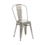 Galvanized Nickel Finish Tolix Chair Indoor Outdoor