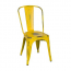 Old Country Yellow Finish Tolix Chair