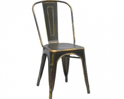 Vintage Dark Copper Tolix Chair
