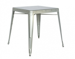 Clear Galvanized Steel Table In-Outdoor Tolix Table
