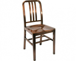 Kali Industrial Custom Copper Side Chair