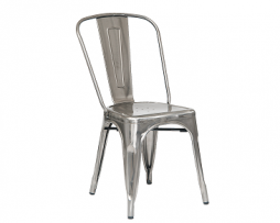 Polished High Gloss Metal Finish Tolix Chair